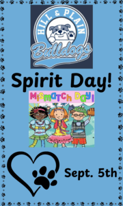 Barkley Bulldog Logo, PTO Mismatch Day, Sept. 5th