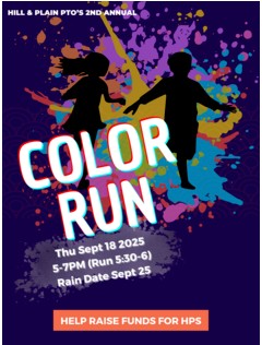 Color Run Students running