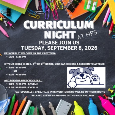 Curriculum Night Information