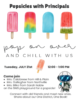 Popsicles with Principals at SNIS