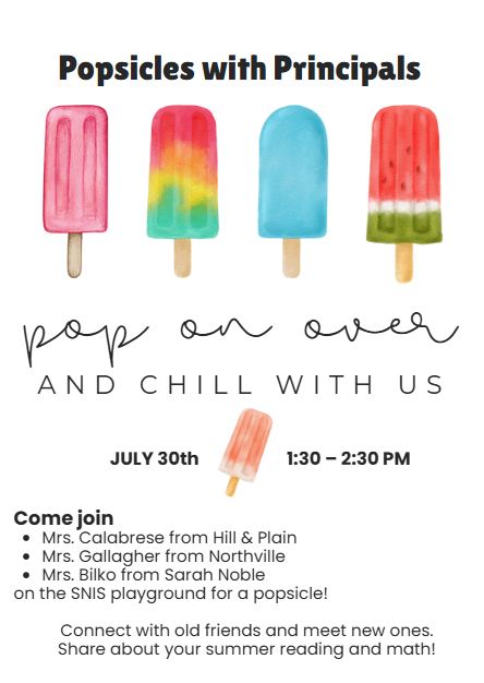 Popsicles with Principals