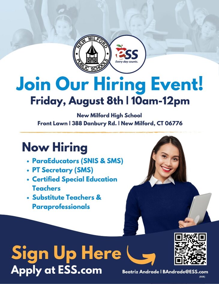 NMHS Hiring Event Flyer